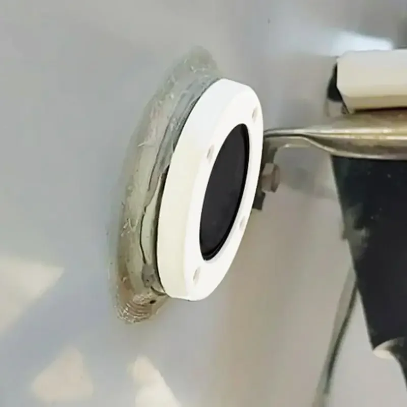 White Thickened Drain Check Valve – Efficient Kayak & Boat Scupper Valve for Yachts & RVs (Durable, Leak-Proof)