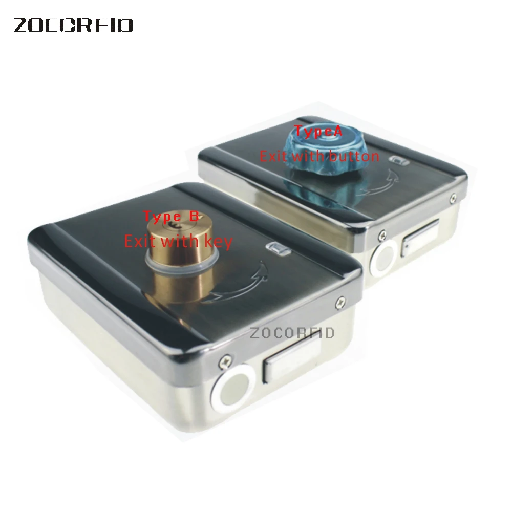 Electronic RFID Door Gate Lock/Smart Electric Strike Lock Magnetic Induction Door Entry Access Control System y 10tags