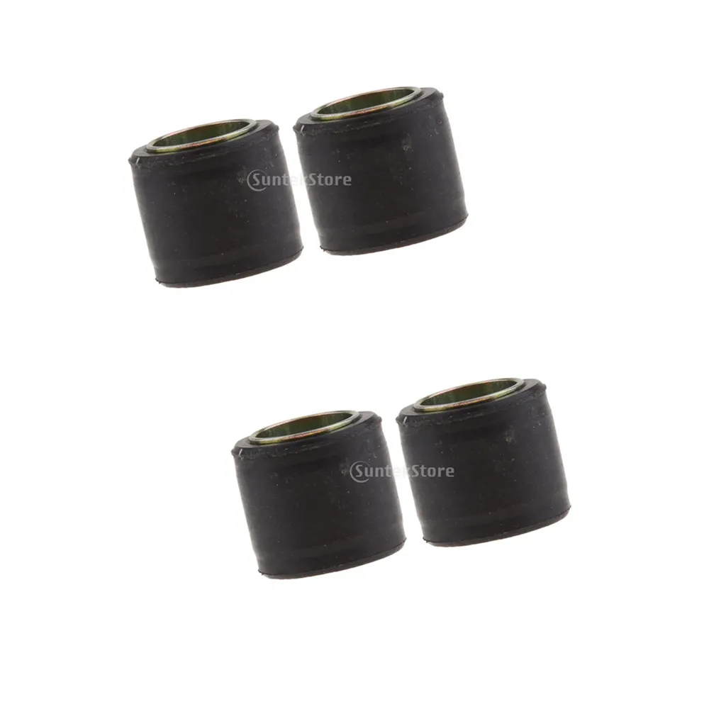 14MM Rear Shock Absorber Upper Lower Bushing for Motorcycle, Pack of 4