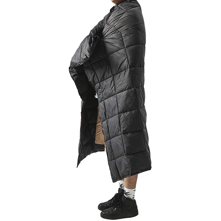 

Высокое качество, 100% полиэстер, уличное компактное пуховое одеяло, пышное походное одеяло, теплое водонепроницаемое стеганое одеяло