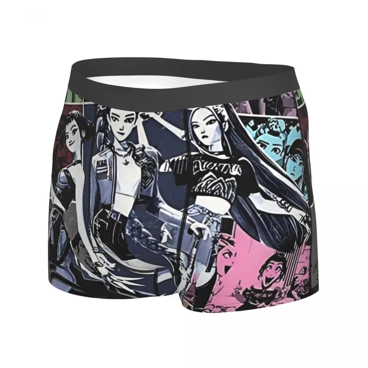 Huntrix Girl Kpop Demon Hunter película ropa interior calzoncillos masculinos personalizado clásico tronco caliente Boxer breve tamaño grande