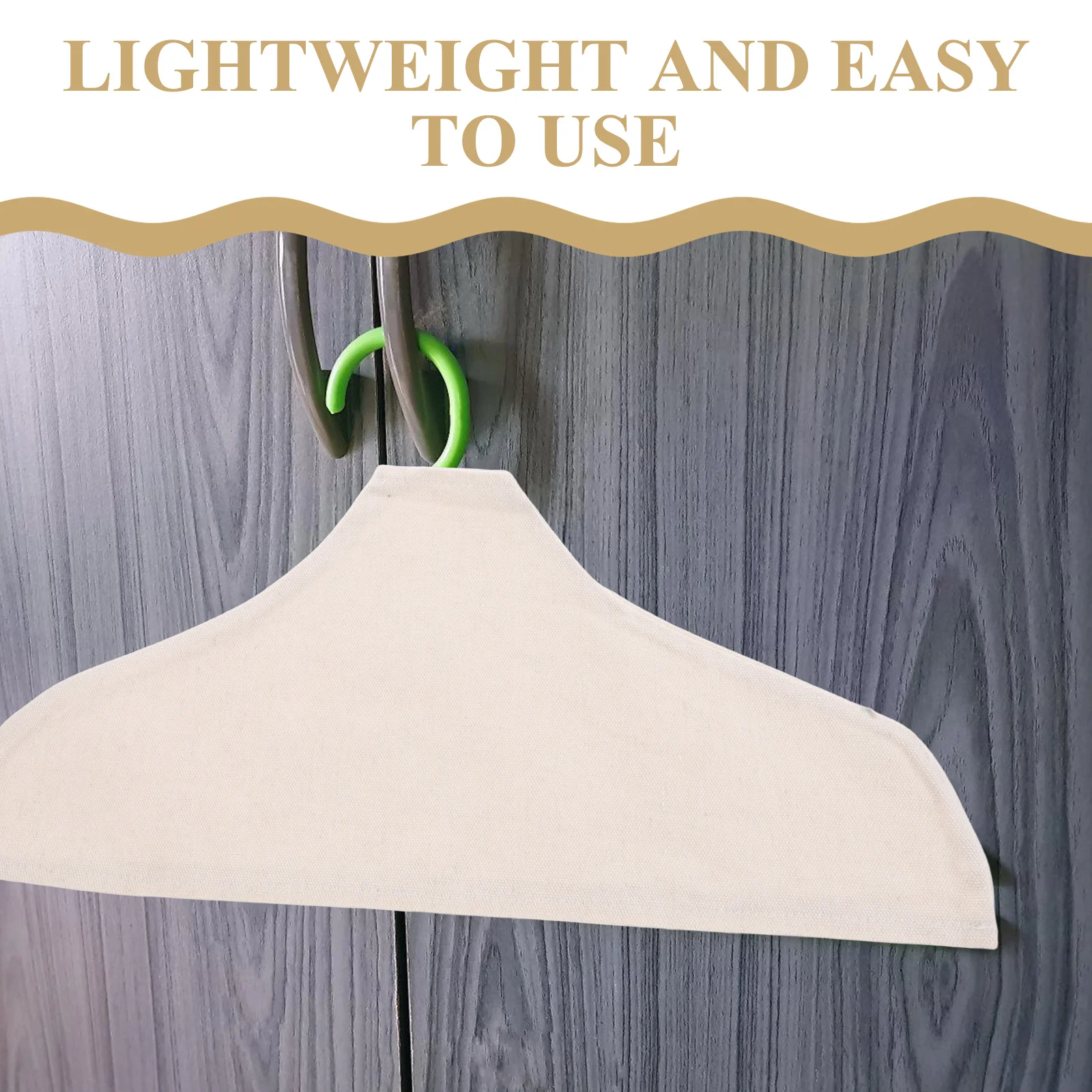 4 قطعة منصات شماعات المضادة للانزلاق التوافق العالمي غطاء شماعات النسيج منع الانزلاق الحفاظ على نظافة الخزانة #3