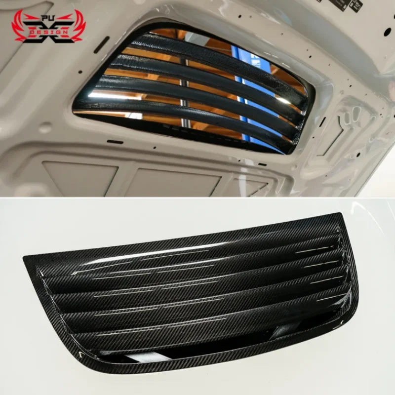

Dry Carbon Fiber Hood Vent Louver Kit for BMW 2 Series G87 M2 G42 M240