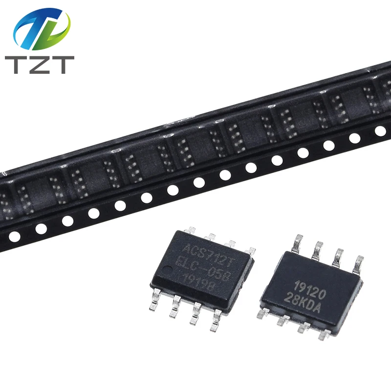 DIYTZT 5PCS/LOT ALLEGRO ACS712 ACS712T ACS712ELCTR ACS712ELCTR-05B 5A 5V (ACS712ELCTR-05B-T)