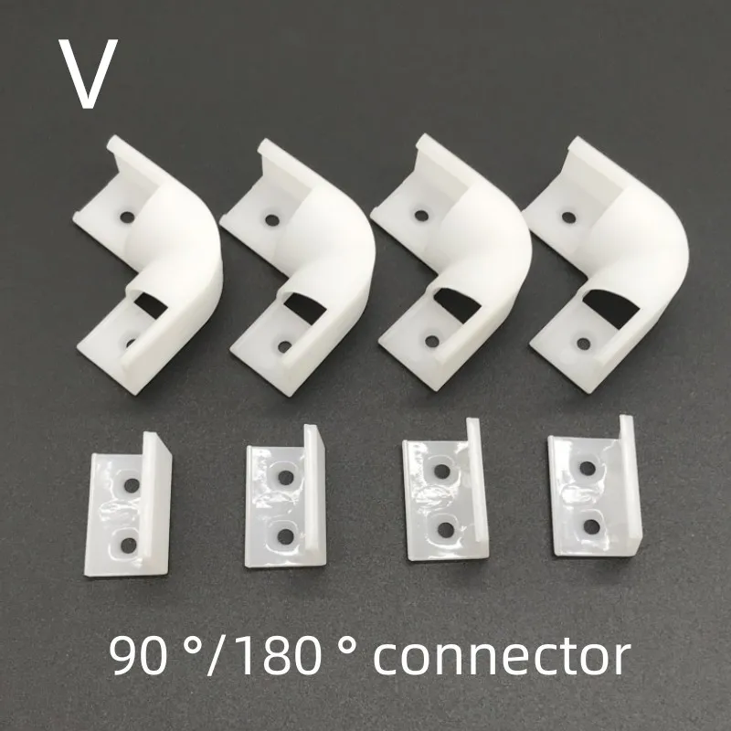 LED Angle Aluminum Profile Connector 90/180 Degree V/U Profile Link for Lighting Systems
