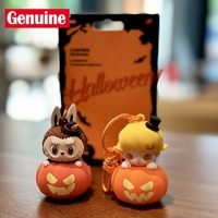 Genuine Happy Halloween Party Series - Luminous Pumpkin Pendant Molly Labubu Dimoo Cute Light Emitting Anime Figure Accessories