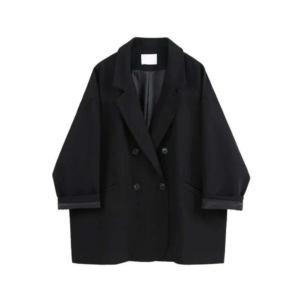 2025 Nuovi blazer da donna sopra giacca abito marrone cappotti e giacche femminili abbigliamento lungo capispalla nero tendenza invernale