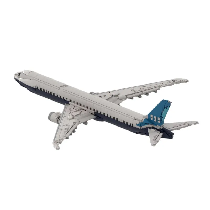 MOC Kreatives Luftfahrt-Flugzeugmodell Boeing 777 X Baustein-Set DIY Erwachsenen-Puzzle Montage-Spielzeug Geburtstagsgeschenk Dekoration – Detail 5