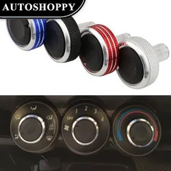 Car AC Air Conditioning Knob Heat Control Switch Button Knob for Honda Old Fit 2002 - 2010 AC Knobs Aluminum Alloy Accessories