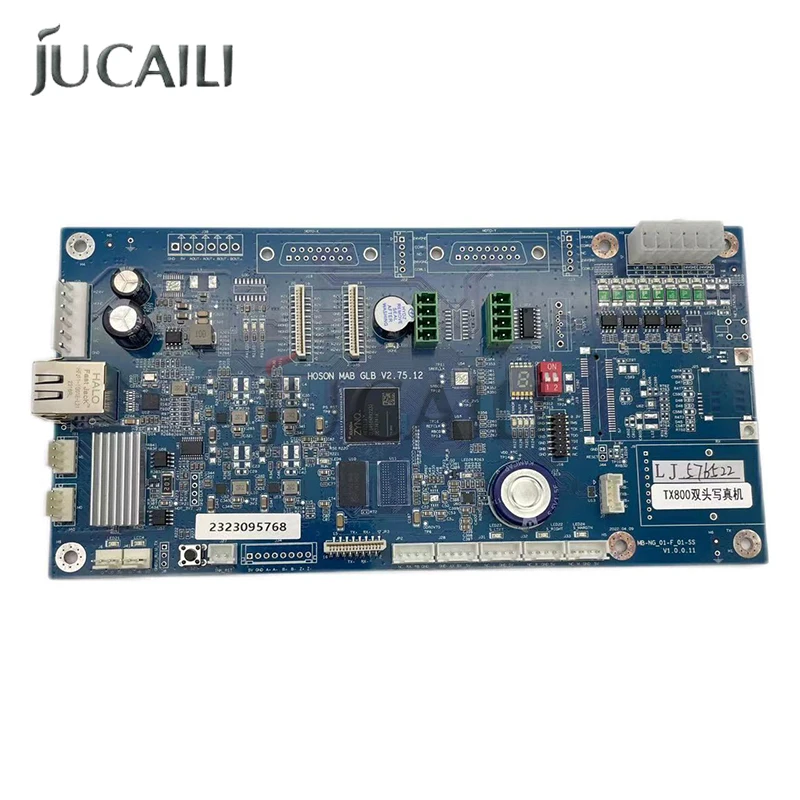 JUCAILI Hoson 2-Head TX800 Board Kit Double TX800 Printhead Control System Includes Main Board Head Board for Inkjet Printers