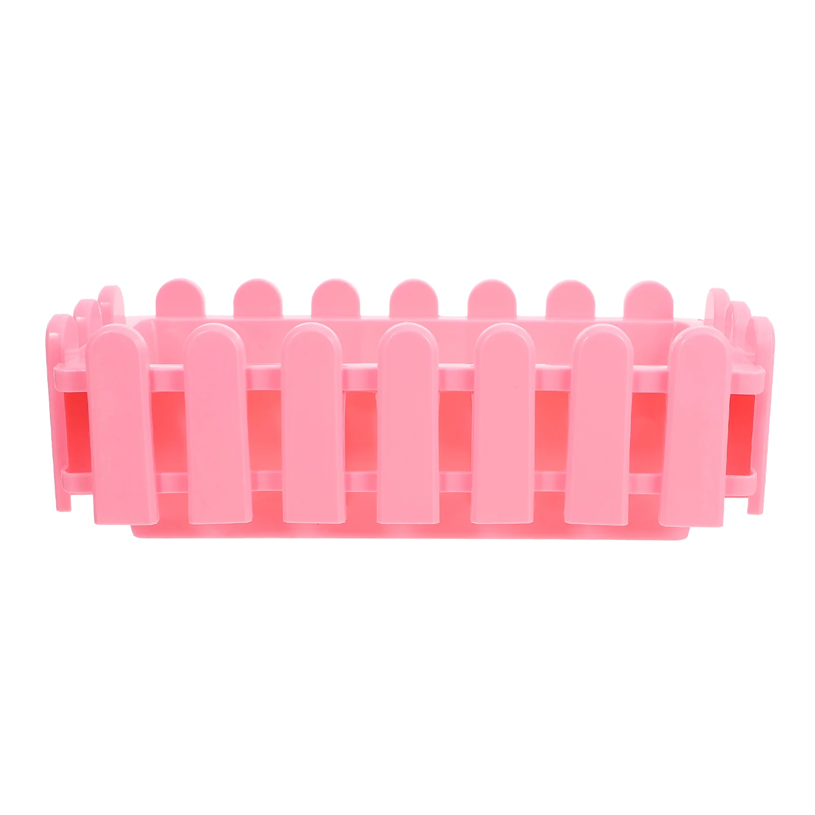 

Flower House Plant Pots Gardening Car Vase Plants Double-layer Fence Holder Resin