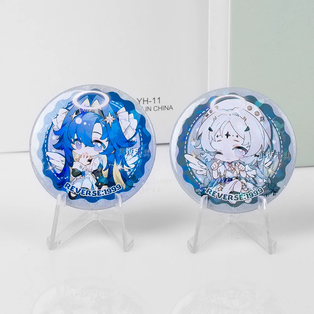 New Game Reverse:1999 Laser Badge Voyager Regulus Vertin Schneider Sonetto Ezra X Cute Cartoon Anime Pin Brooch Jewelry Gift