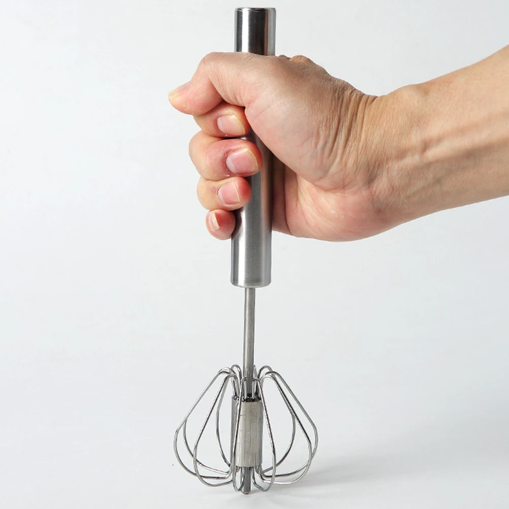 

Egg Beater Retractable Whisk Stainless Steel Kitchen Gadget Non slip H Easy Storage Egg Cream Jam Tool H held Mixer