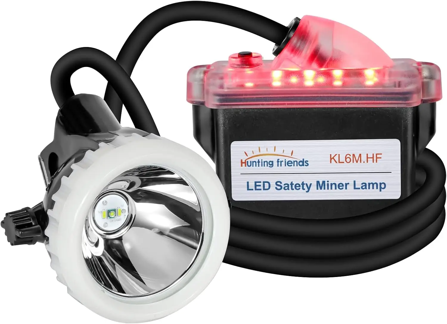 פנס ראש כרייה, שומן גבוהה נטענת נטען כובע קשה עם מנורת כרייה מנורה עמיד למים