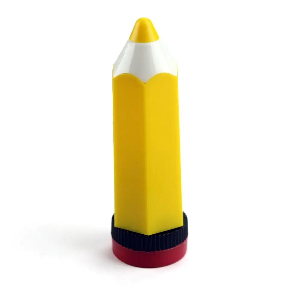 

Pencil-shaped Cartoon Pencil Sharpener Single Hole Portable Colorful Pencil Sharpener Funny Durable Desktop Tool