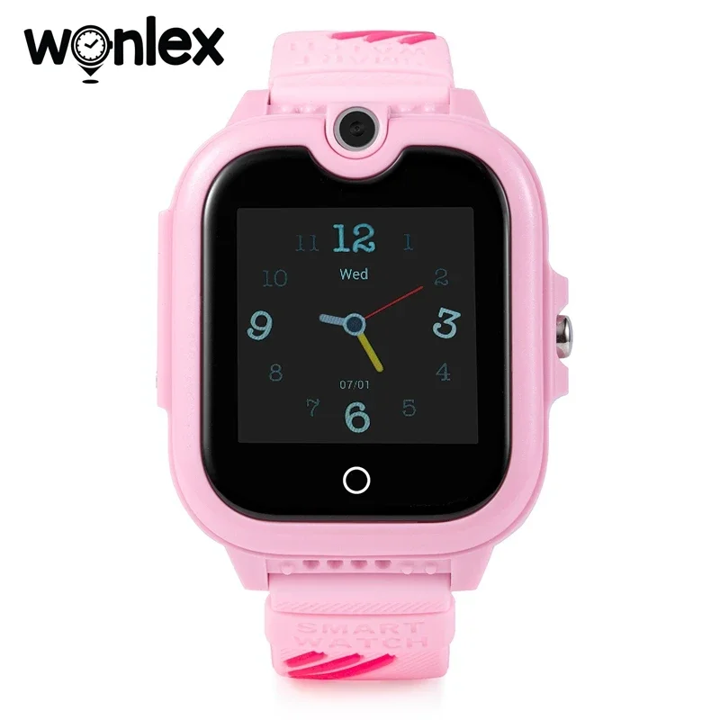 

Wonlex Smart Watch Kids 4G GPS WIFI Video Call Camera Smart Baby Watch KT13 IP67 Waterproof SOS Anti-Lost Locator Trace Tracker