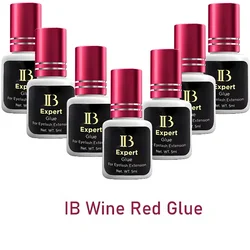 5Bottles IB Expert Glue for Eyelash Extensions Fast Drying No Shaking Long Lasting Korea IB Lash Supplies for Professional