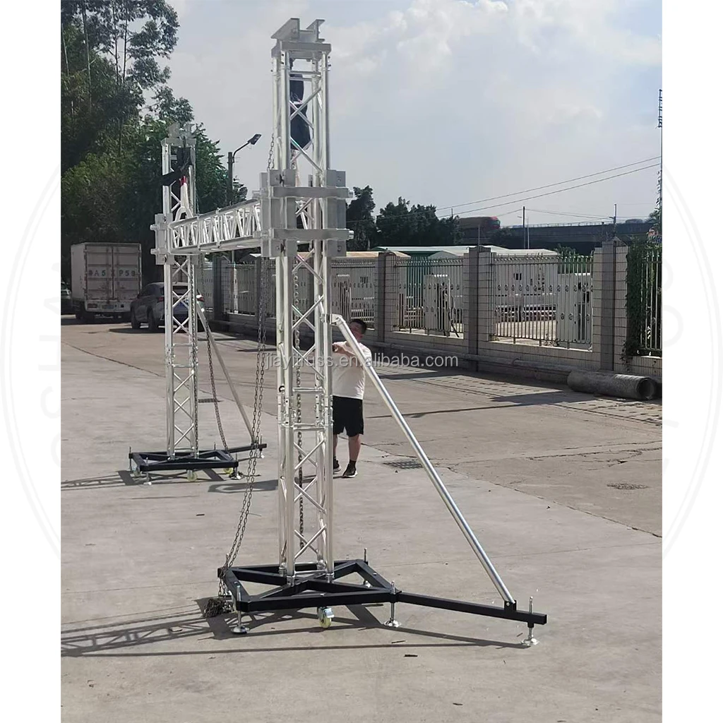 

Aluminum Ground Support Truss System Lifting Tower Truss For Concert Stage Roof Truss