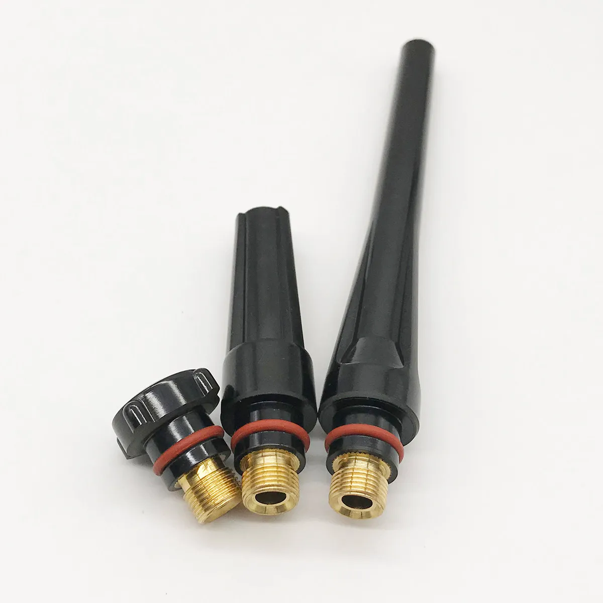 3Pcs Tig Welding Torch Gas Lens Collet Body Kit for Wp17 Wp18 Wp26 Precise Design Low Burn Loss Tig Welding Parts