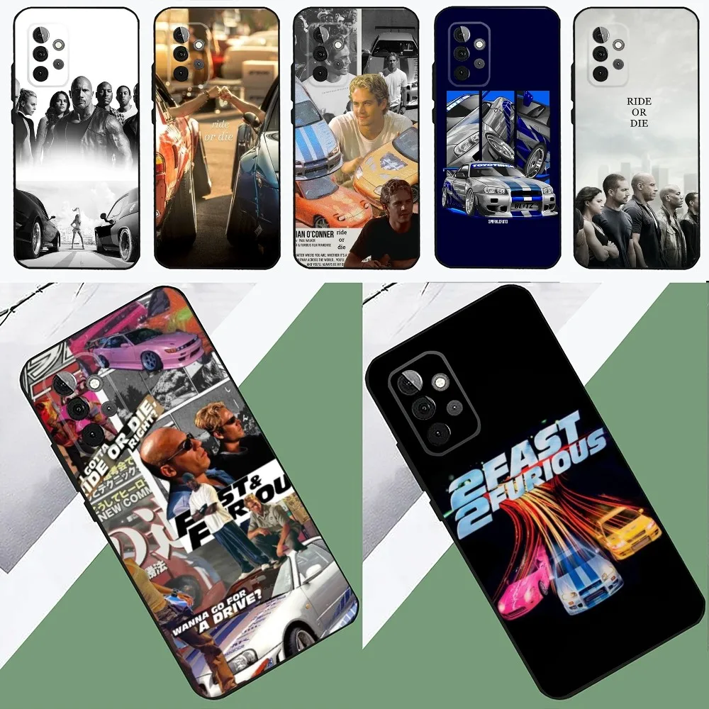 

F-Fast And F-Furious Phone Case For SamsungS24,23,22,21,S20 ,Pro10,S30Plus,S9,20lite Ultra Black Cover