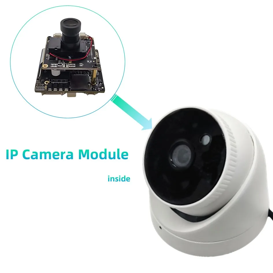 록칩 RV1126 IP 카메라, 8MP 4K CMOS POE 방수 야간 투시경, ONVIF 보안 감시 돔 CCTV 카메라, 모션 감지