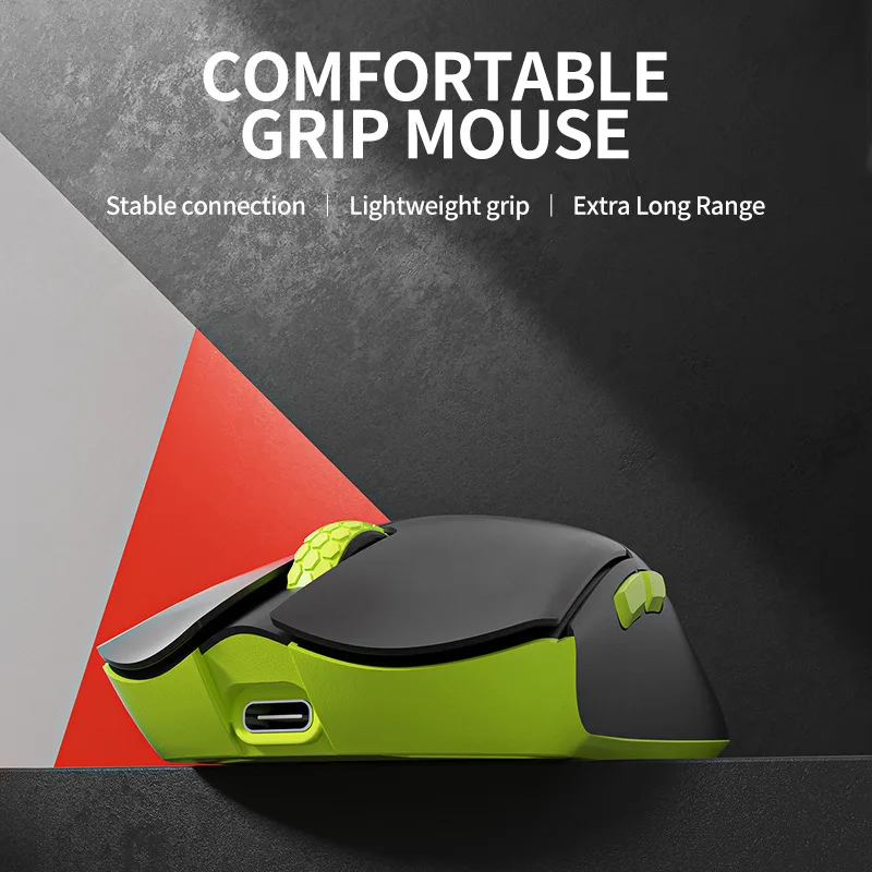 

M6 wireless three mode Lightweight mouse Right-handed ergonomics PAW3395 Office Esports Game Mechanical Mouse