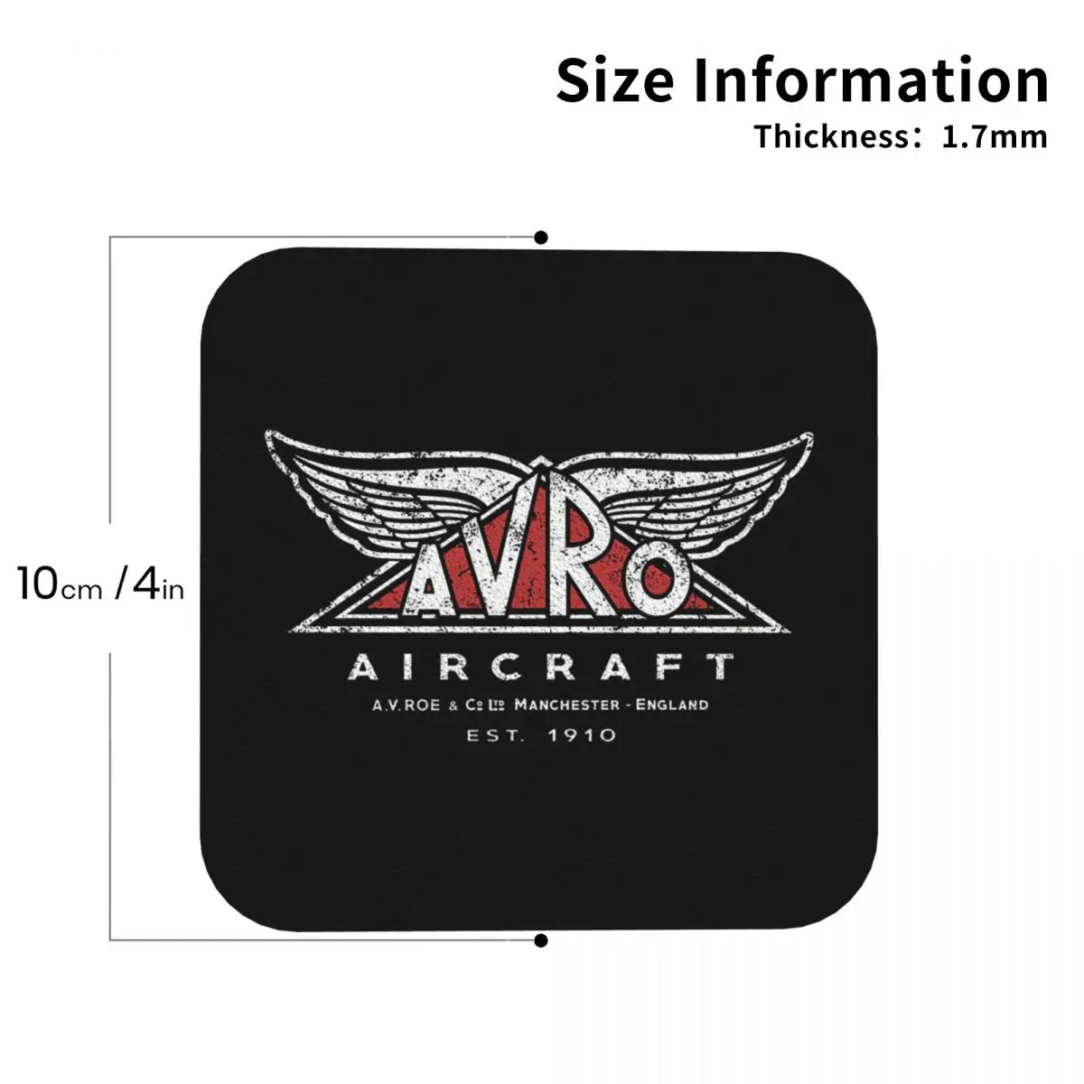 

Подставки с логотипом Avro, кожаные салфетки, изоляционные кофейные коврики для дома, кухни, обеденные подушечки, набор из 4 шт.