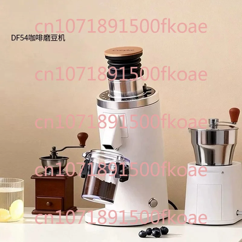 Df54 Home Coffee Electric Grinder - Soe Flat Burr, Single-dose, Freshly Ground for Espresso and Pour-over
