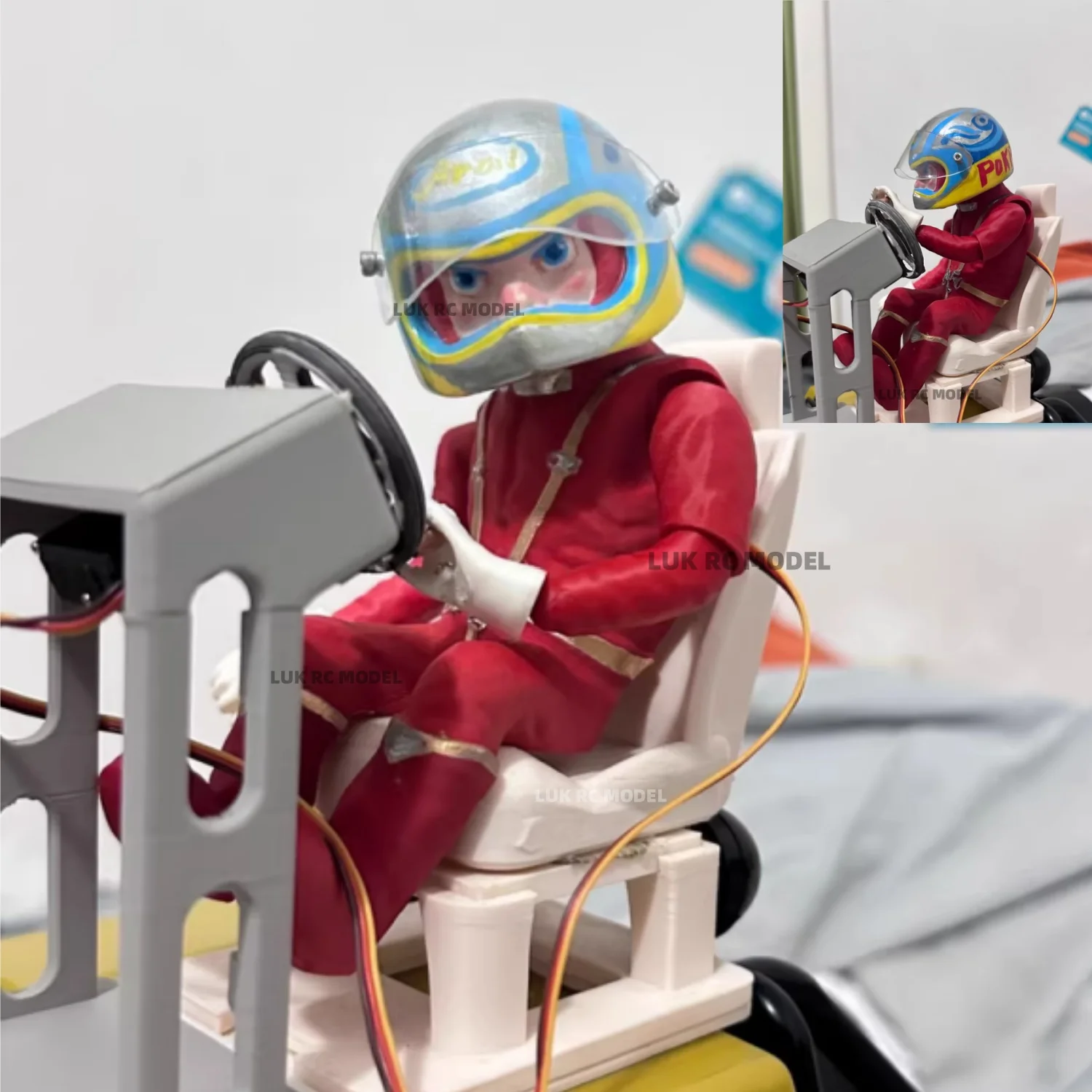 

Willie RC Driver Unpainted Unassebmled KIT No Servo for TAMIYA 1/14 1:16 RC Digger 1 10 Crawler Truck Tractor Trailer Dozer