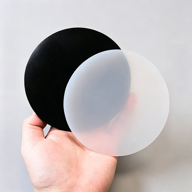 White Silicone Gasket Circular Flat Washer Flange Sealing O-ring/Solid Gasket 1~20pcs Outer Diameter:2~488mm Thickness: 1~3mm