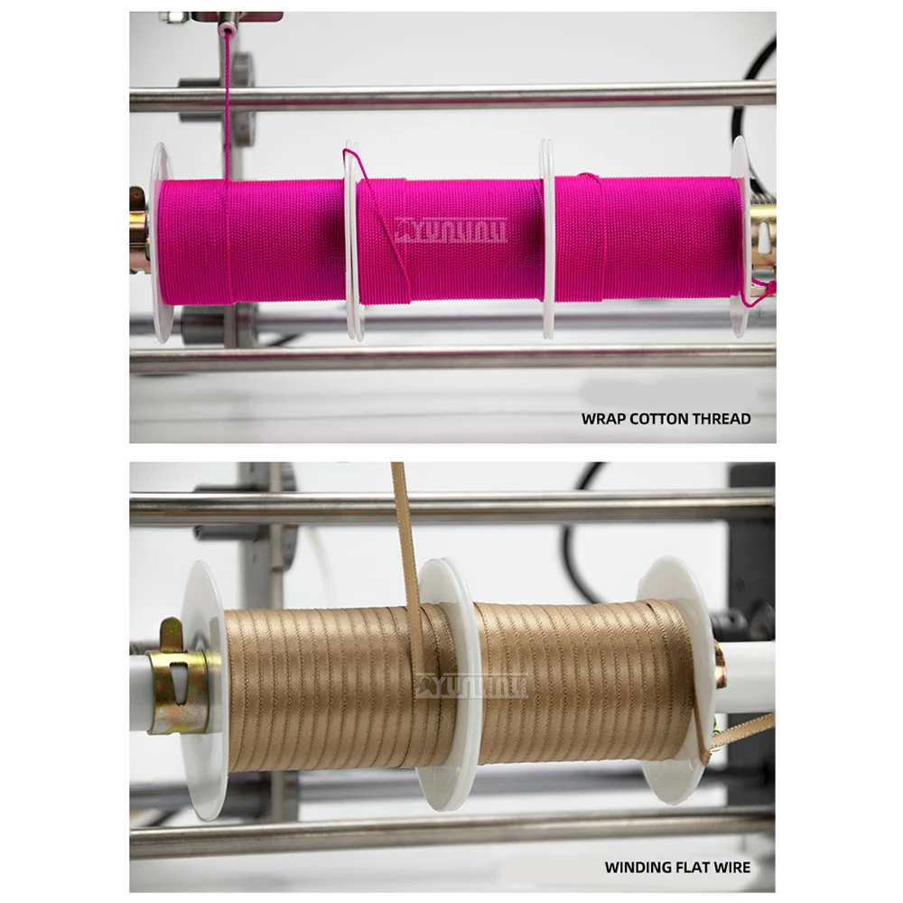 HOT Automatic CNC Winding Machine Electric Stranded Wire Winding Machine Counting Meters Fish Coil/Cotton Wire Enameling Tool