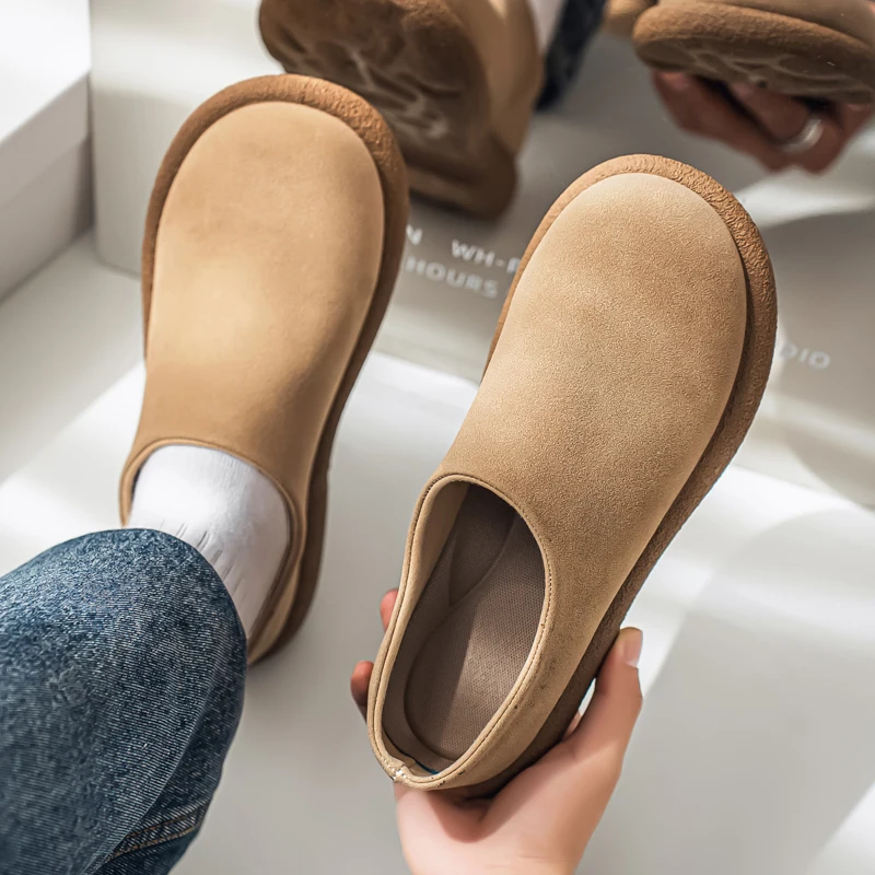 Large men's shoes, Spring and Autumn fashion new item, Boken shoes, casual shoes, comfortable lazy shoes, men's outdoor slippers