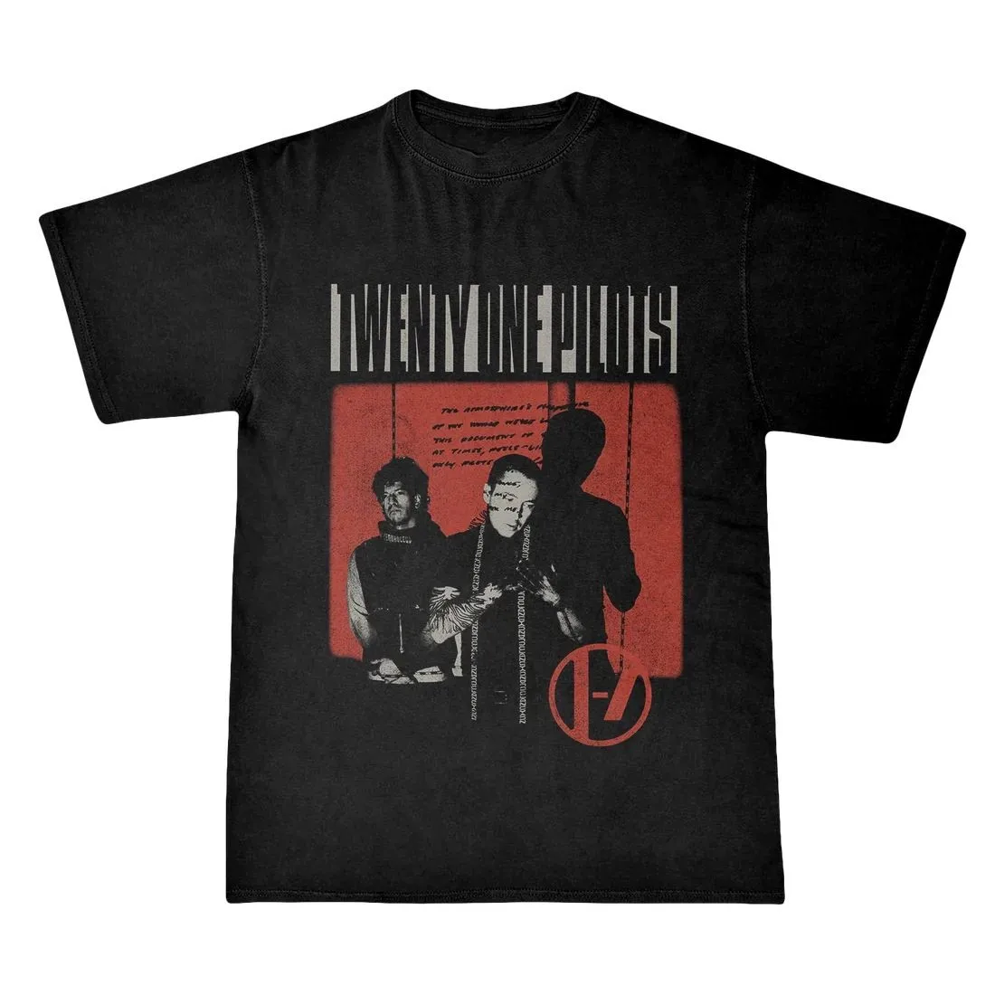 عشرين طيارين كلانسي جولة 2025 تي شيرت الرجال النساء موضة خمر غسلها تي شيرت عادية فضفاض القطن الخالص تي شيرت