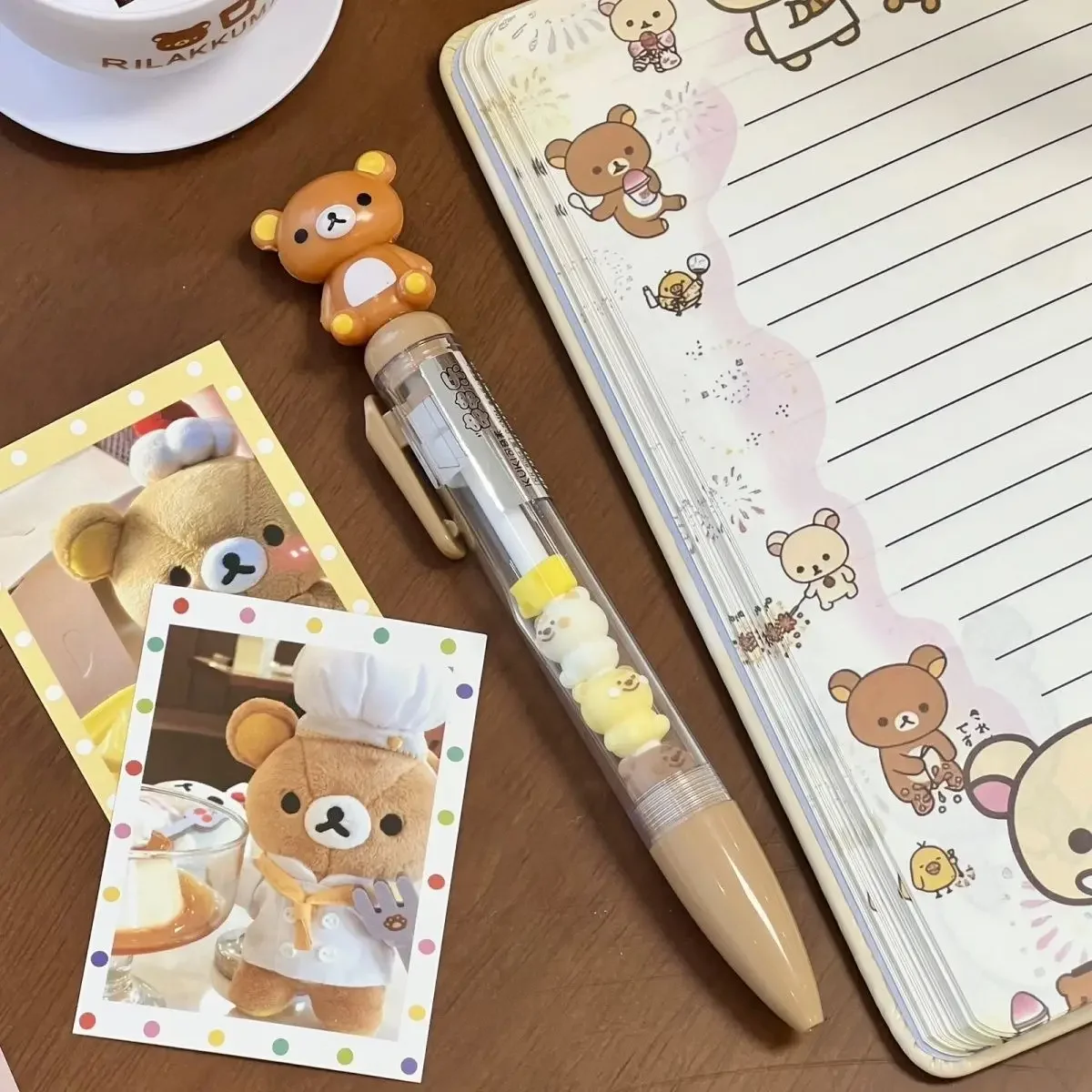 Rilakkuma Korilakkuma Smooth Writing Press Schwarzer Kugelschreiber Neutraler Stift Schreibwaren für Studenten Geburtstagsgeschenk für Klassenkameraden – Detail 8