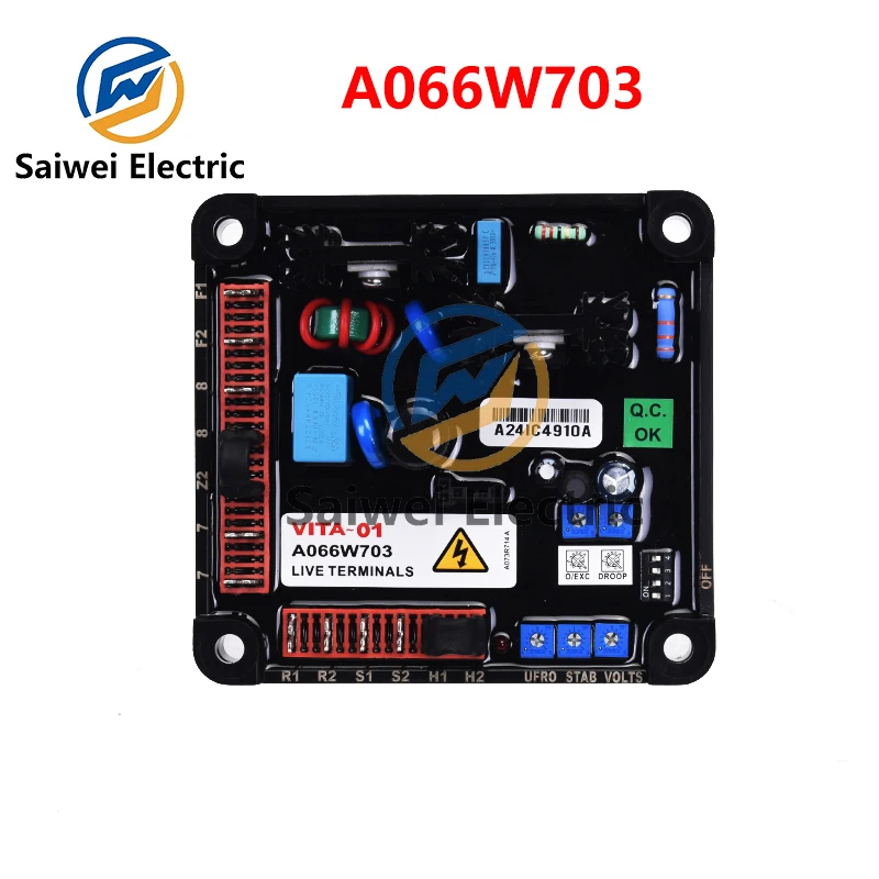 

New AVR A066W703 Generator Automatic Voltage Regulator AC Generator Diesel Generator Parts and Accessories