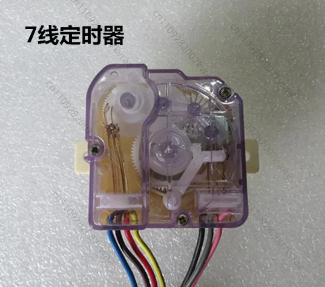1PCS Universal for all brands of washing machines , semi-automatic double-bar washing machine wash timer timer switch 7-wire