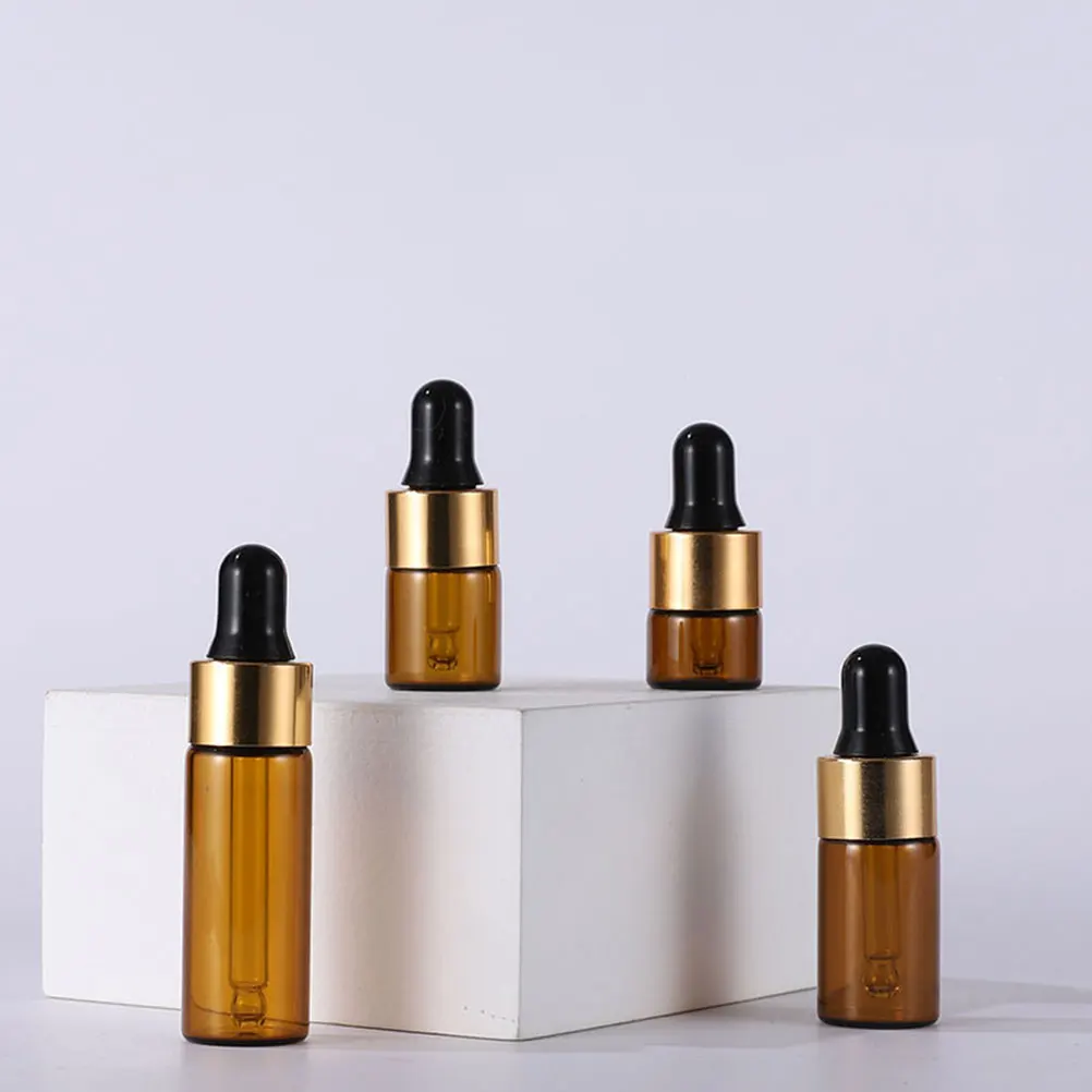 

20pcs Essential Oil Bottles Empty Glass Dropper Small Liquid Containers for Travel Aromatherapy Perfume Skincare Tools