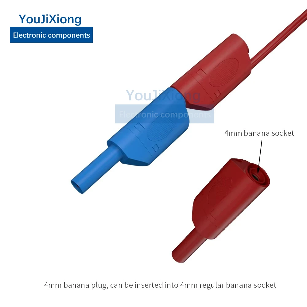 10A/20A 4mm Banana Plug High Voltage Safety Sheath Test Wire, Connection Wire