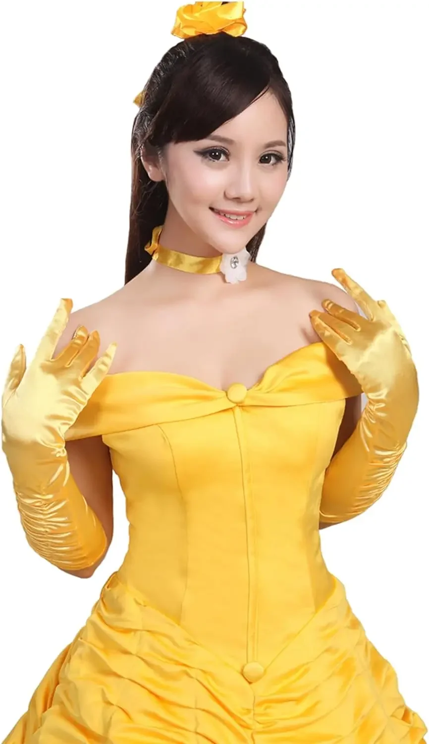 Beauty and Beast Prince Costume Halloween Princess Bell Costume Performance Princess Bell Dress  anime cosplay  cosplay costumes