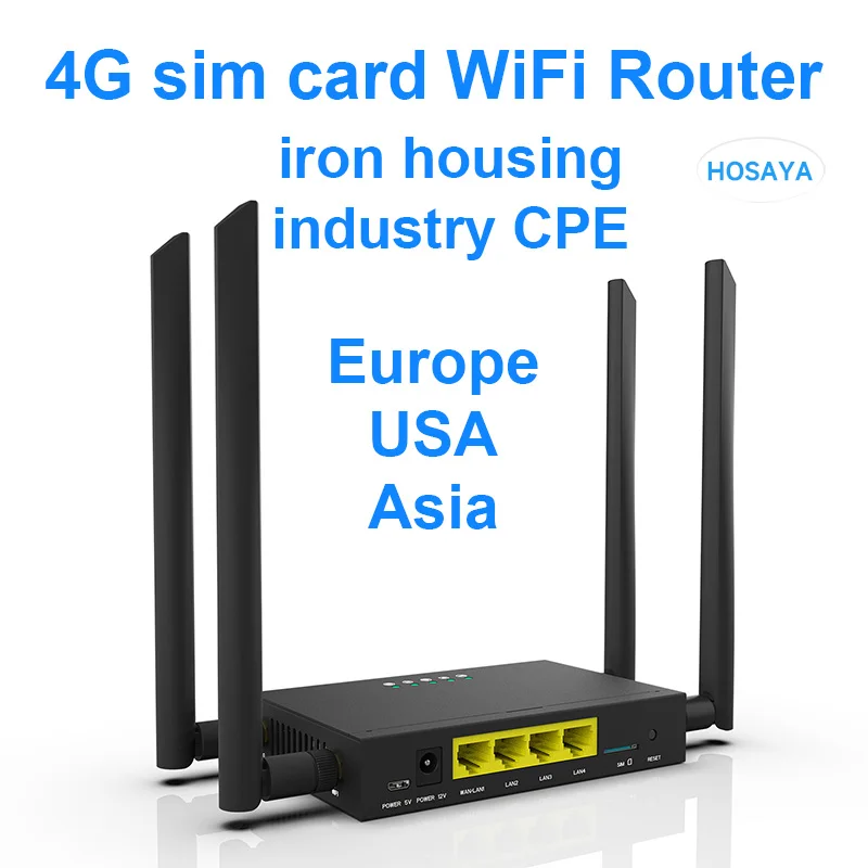 

GC111 300 Мбит/с CAT4 Industrial LTE CPE мощный сигнал Поддержка 32 пользователей Wi-Fi со слотом для Sim-карты 4G Wi-Fi роутер