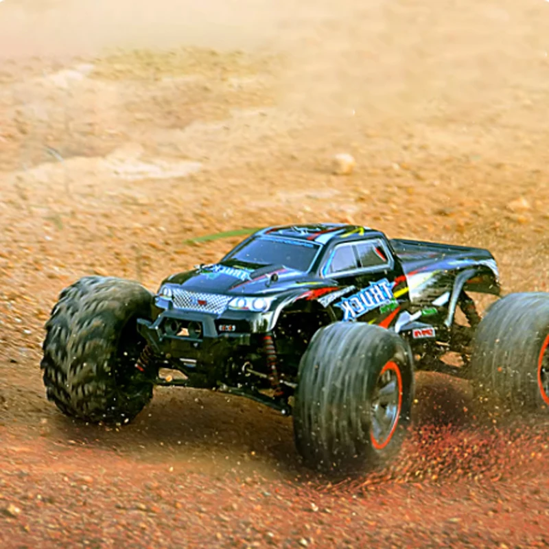 XLH 9125 RC Cars 1:10 Monster Truck, 4WD High-Speed RC Off-Road Vehicle, 2.4G Electric Toy Model Car, Perfect Gift for Kids