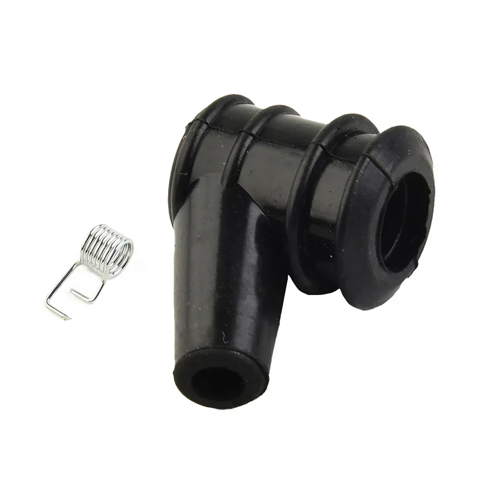 1pc Black Plastic Spark Plug Cap Garden Power Tools Accessories Lawn Mower Blower Strimmer Replacement Parts 2cmx2cmx1cm