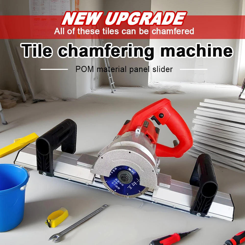 

Портативный резак для снятия фаски в плитке, украшение, прочный высокоточный беспыльный станок для резки, машина для снятия фаски двойного назначения