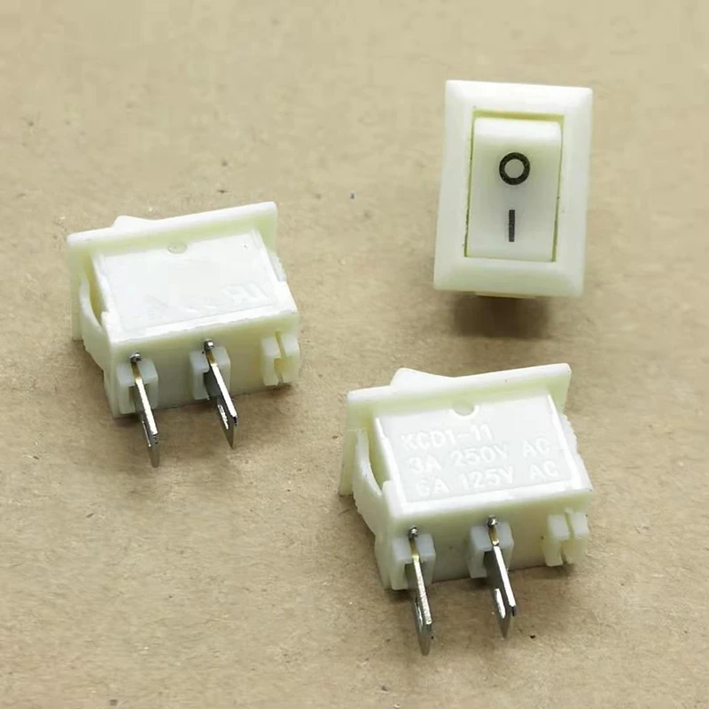 Mini boat switch 2 feet 2 gears, miniature boat switch 250V 3A 10.5 * 15MM