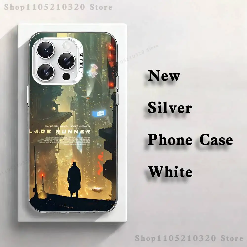 B-Blade R-Runner 2049 Phone Case For iPhone 17,16,15,14,13,12,11,Pro,Max,Plus,Mini,XS,SE Anti Fall White Matte Hard Bumper