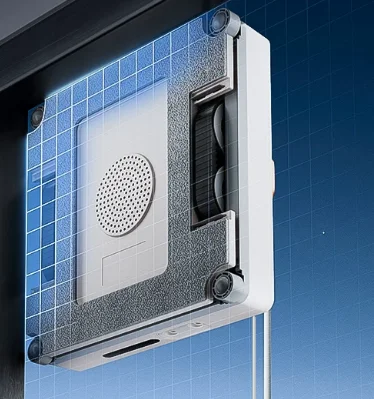 W3 intelligent window and glass cleaning robot - fully automatic household electric high-rise exterior window cleaner