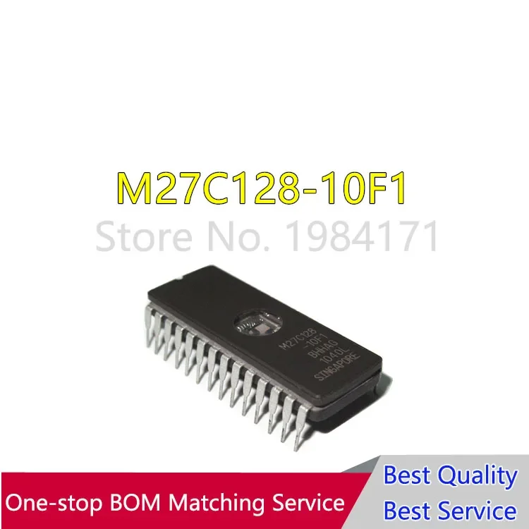 15Pcs M27C128-10F1 M27C128A-10 M27C128A M27C128 27C128 CDIP-28 In Stock IC NEW