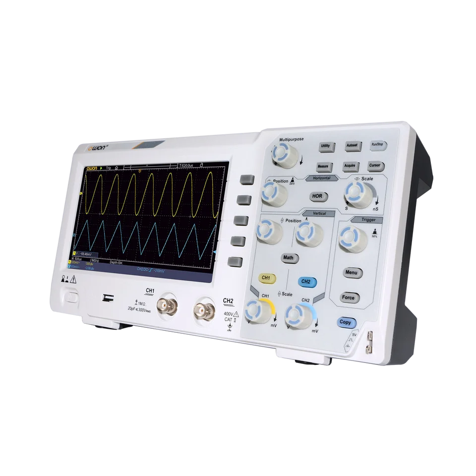 OWON SDS1022/SDS1102 デジタル オシロスコープ 1GS/S 20MHz 100MS/S