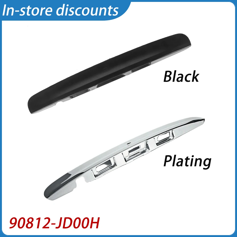 

Black & Chrome Rear Tailgate Boot Lid Handle Trim Panel for Nissan Qashqai 2007-2014,Quality OEM Replacement Part 90812-JD00H