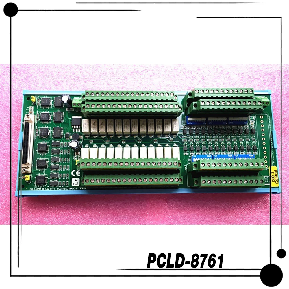 Painel terminal de fiação I/O Relé de 24 canais e conector de placa D/I isolado para Advantech PCLD-8761